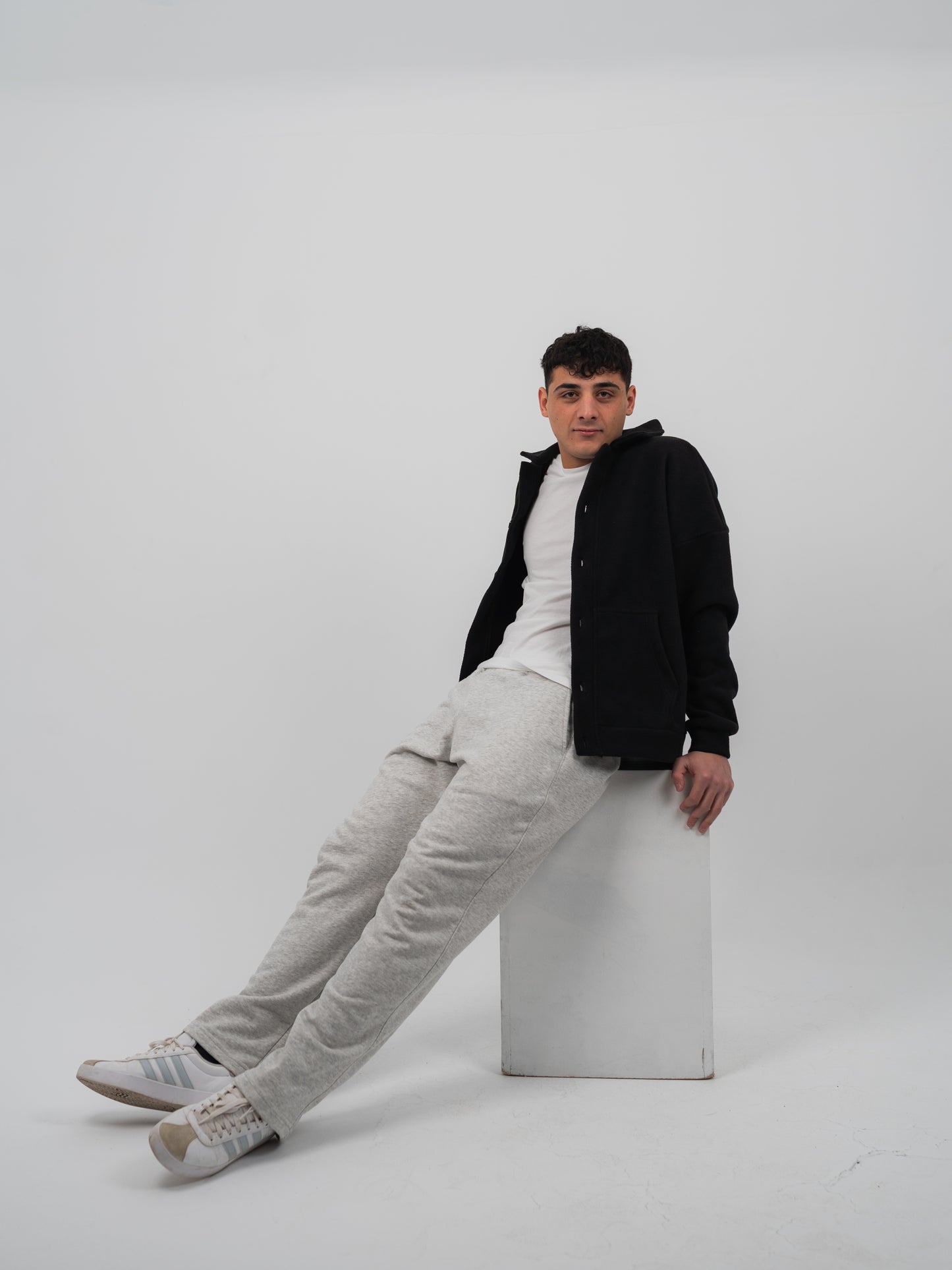 Black fleece jacket