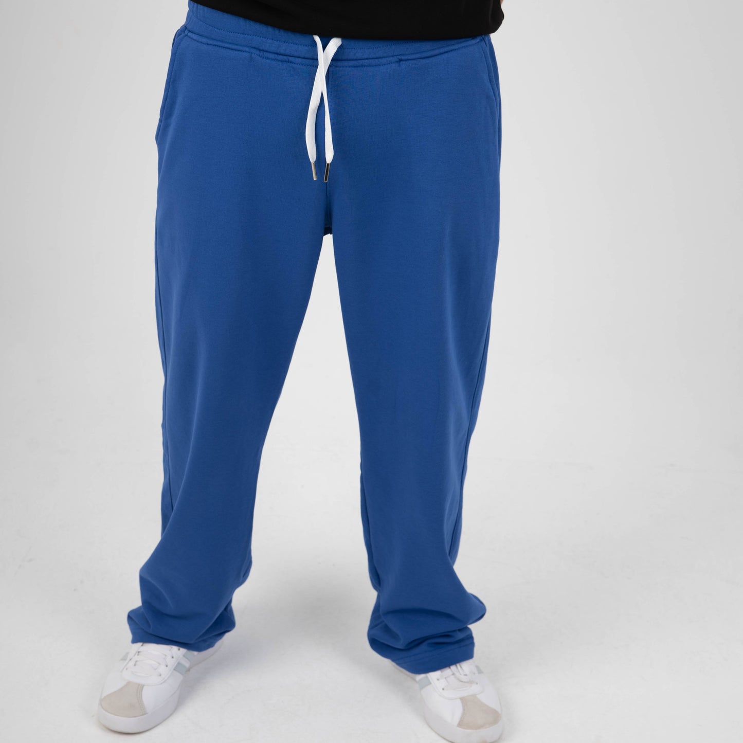 CORE WIDE LEG SWEATPANTS - BLUE