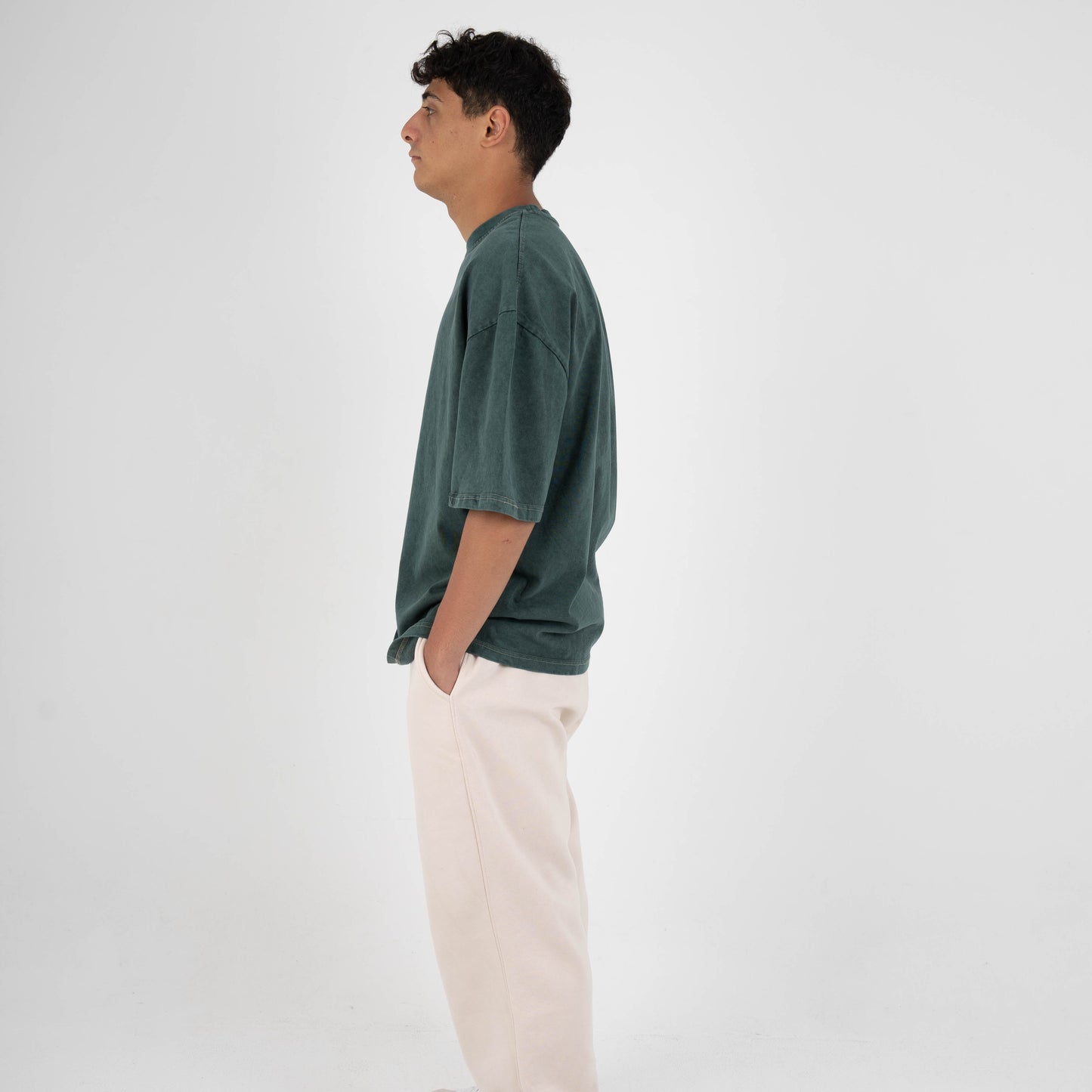 CORE T-SHIRT - WASHED GREEN