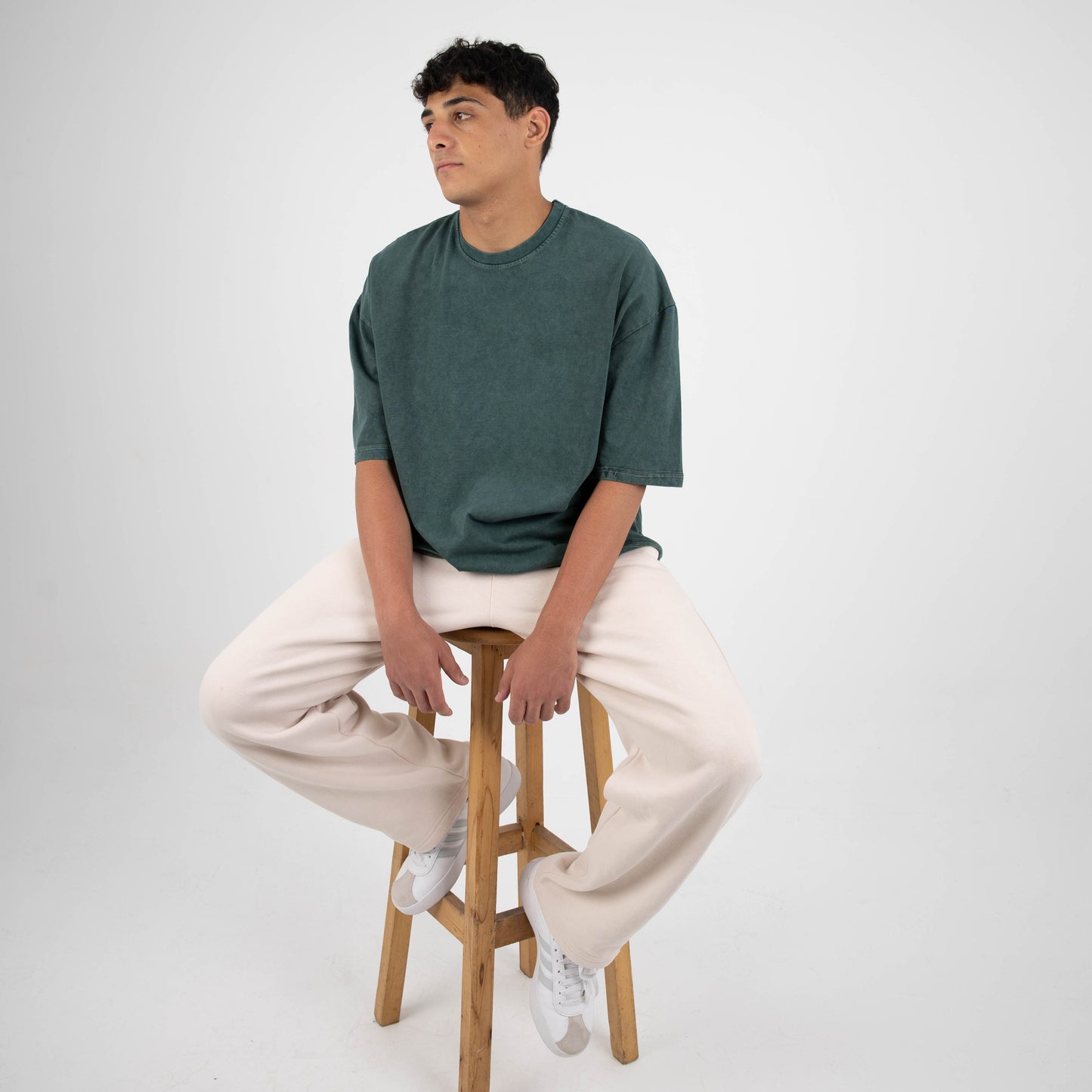 CORE T-SHIRT - WASHED GREEN