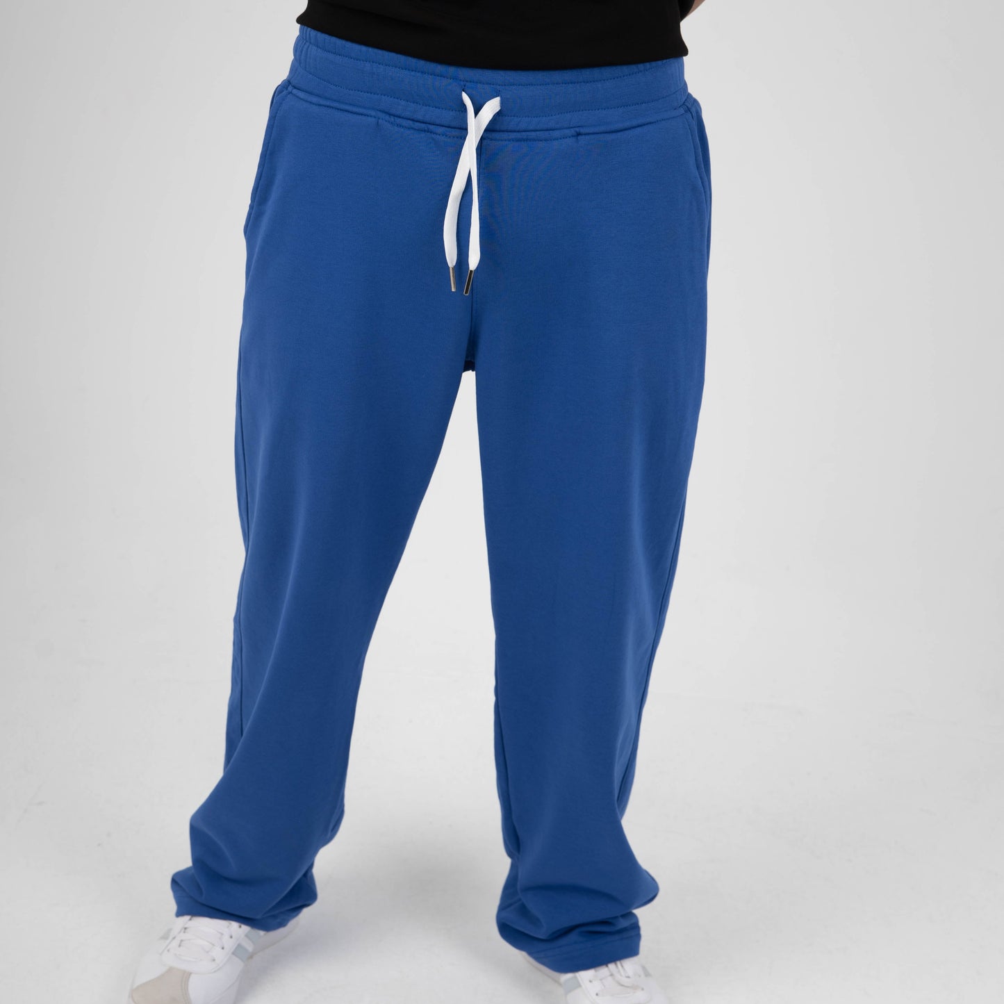CORE WIDE LEG SWEATPANTS - BLUE