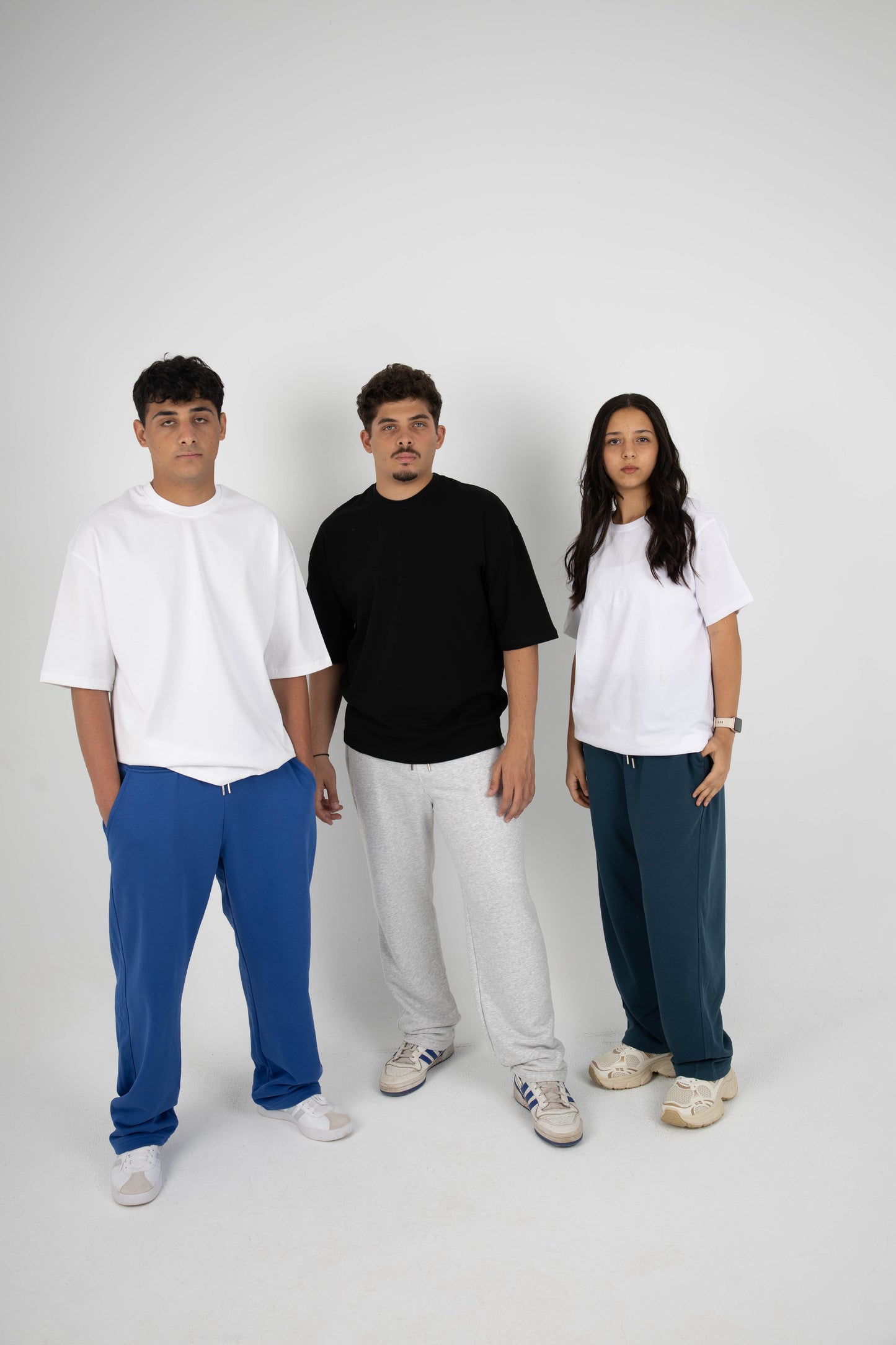 CORE WIDE LEG SWEATPANTS - TEAL