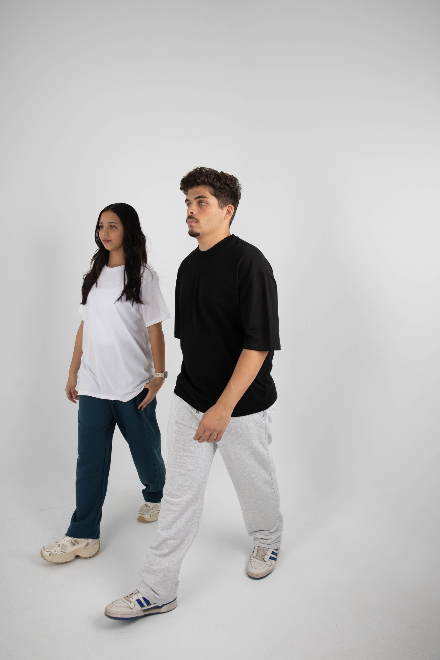 CORE WIDE LEG SWEATPANTS - TEAL
