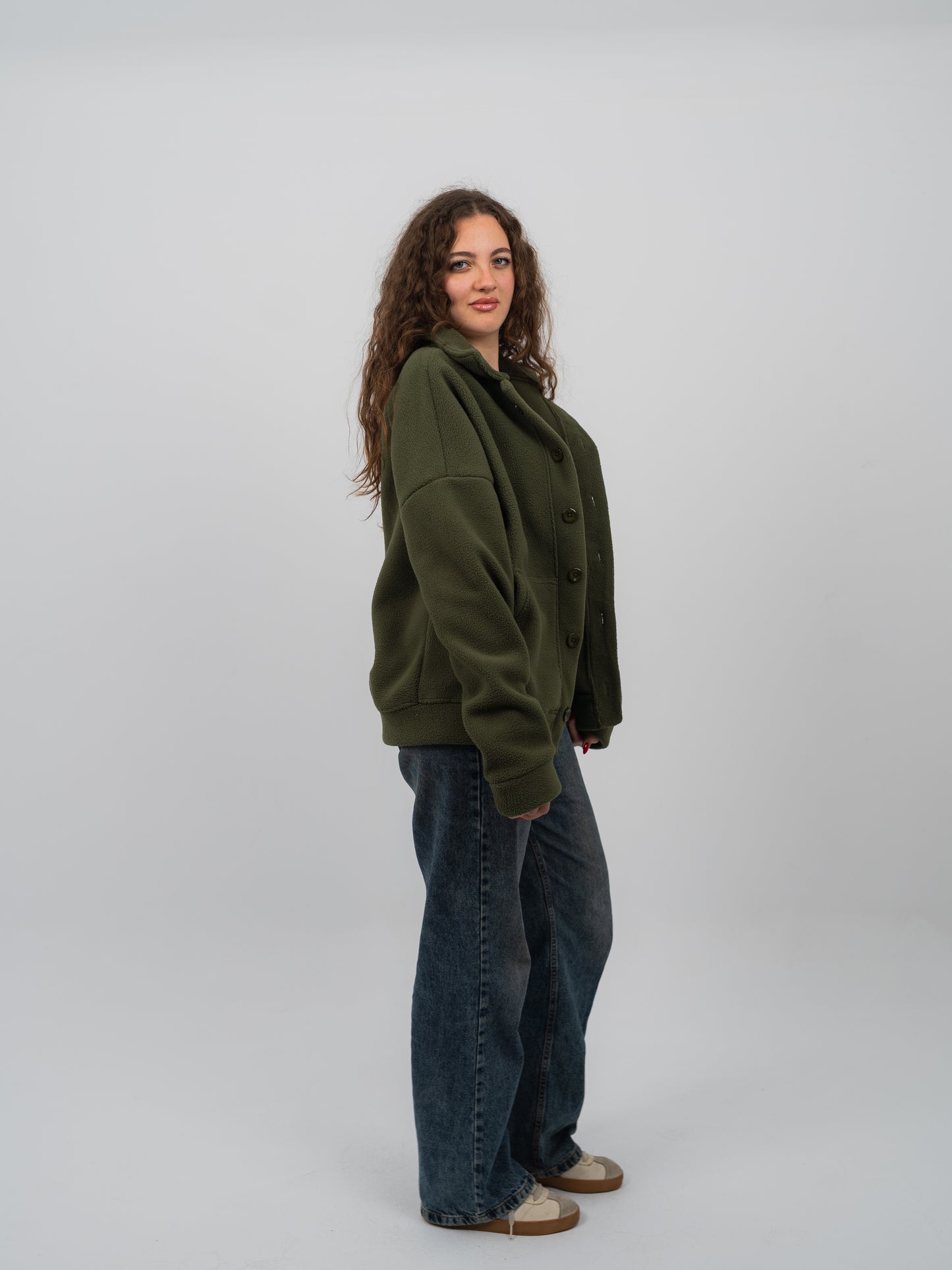 Green Fleece Jacket