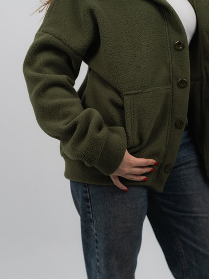 Green Fleece Jacket