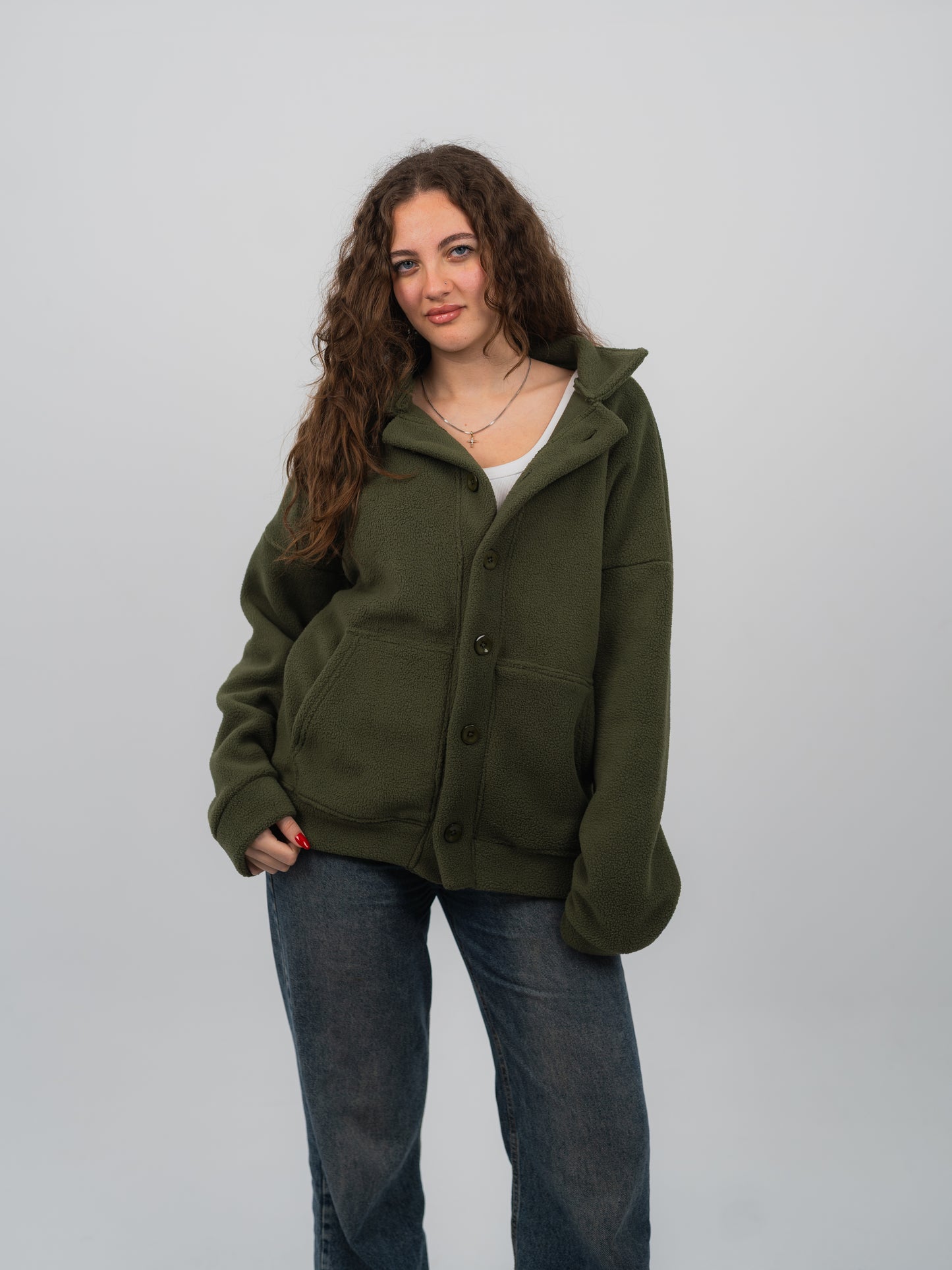 Green Fleece Jacket