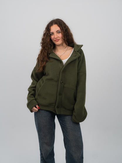 Green Fleece Jacket