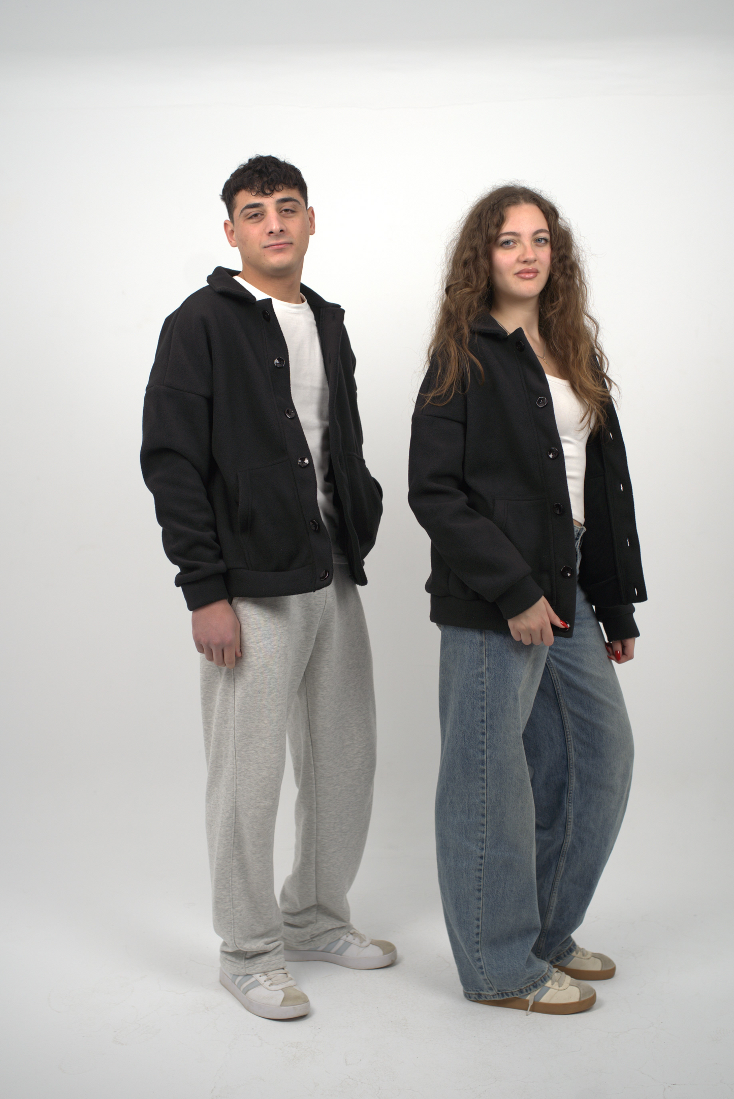 Black fleece jacket
