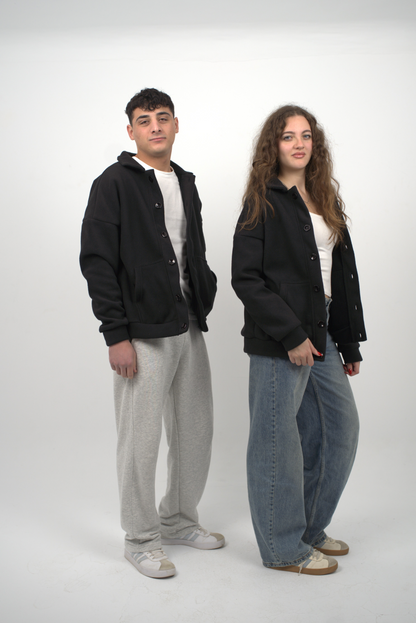 Black fleece jacket
