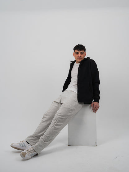 Black fleece jacket