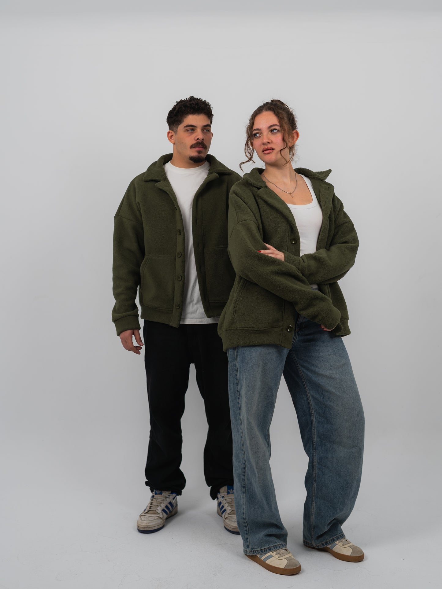 Green Fleece Jacket