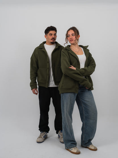 Green Fleece Jacket