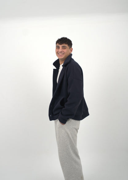 Navy fleece jacket