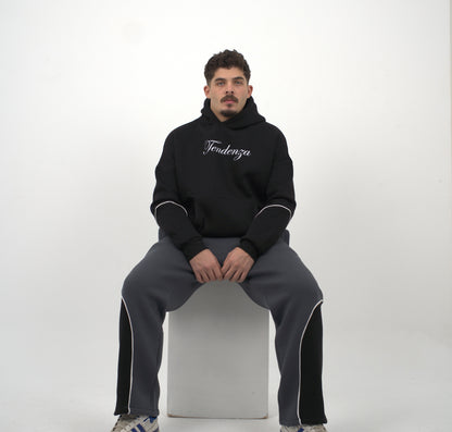 crown black hoodie