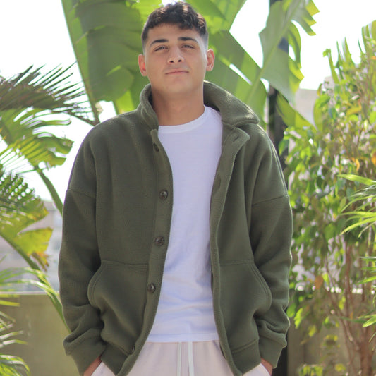 Green Fleece Jacket