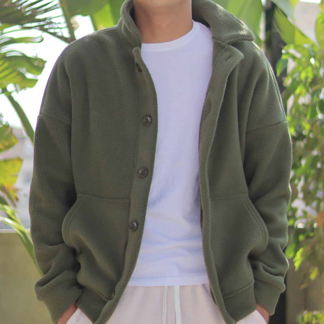 Green Fleece Jacket